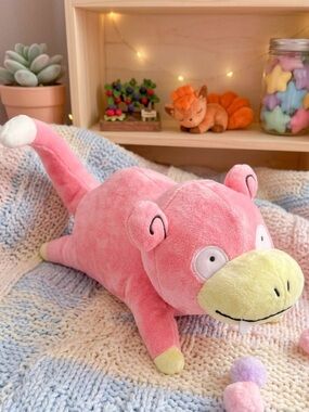 🩷Plush Pink Slowpoke Stuffed Toy – Soft Kids Pokémon Plush🩷